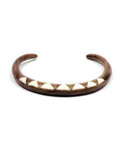 Collares - Collar de madera ethnico, COMAT6-A.