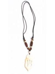 Detalle no seleccionable para compra Outlet Bisutería hippie - Colgantes de hueso con motivos COMD04.