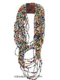 Modelo: Multicolor Collares - Collar multivueltas de cuentas COPA01 - Modelo Multicolor