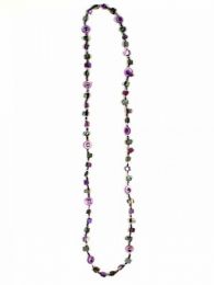 Modelo: Morado Collar largo de cordón Mod Morado