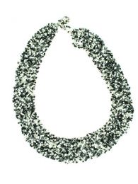 Collar multi cuentas ancho trenzado, para comprar al por mayor o detalle.[COPA12]