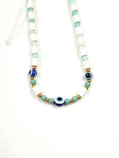 Collares - Collar de cuantas cuentas COVI08.