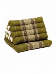 Modelo: Verde Almohadas y Colchonetas de Kapoc Tailandia - Cojín con almohada CTMO02 - Modelo Verde