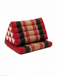 Modelo: Rojo Almohadas y Colchonetas de Kapoc Tailandia - Cojín con almohada CTMO02 - Modelo Rojo
