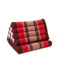 Modelo: Rojo2 Almohadas y Colchonetas de Kapoc Tailandia - Cojín con almohada CTMO02 - Modelo Rojo2