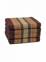 Modelo: MarrÓn Almohadas y Colchonetas de Kapoc Tailandia - Colchoneta con relleno de CTMO05B - Modelo MarrÓn