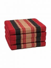 Modelo: Rojo Almohadas y Colchonetas de Kapoc Tailandia - Colchoneta con relleno de CTMO05B - Modelo Rojo