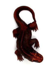 Detalle no seleccionable para compra Decoración Etnica - Iguana tallada, iguana DBI09.