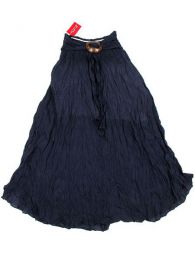 Modelo: Azul Faldas Hippie Étnicas - Falda 100% algodón FAAL02 - Modelo Azul