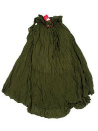 Modelo: Verde Faldas Hippie Étnicas - Falda 100% algodón FAAL02 - Modelo Verde