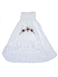 Faldas y Minifaldas - Vestido Flada ó falda FAAO02 - Modelo Blanco