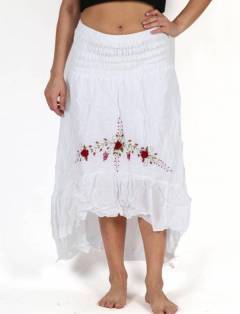 Vestido-Falda Étnico Bordado, para comprar al por mayor o detalle  en la categoría de Ropa Hippie de Mujer | ZAS.[FAAO02]