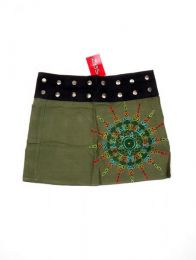 Modelo: Verde Minifalda 100% algodón Mod Verde