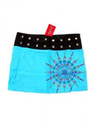 Modelo: Azul Minifalda 100% algodón Mod Azul