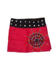 Modelo: Rojo Minifalda 100% algodón Mod Rojo