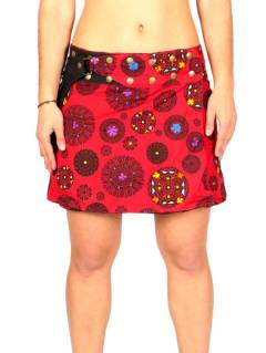 Detalle no seleccionable para compra Faldas y Minifaldas - Minifalda 100% algodón FAEV12.
