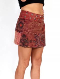 Detalle no seleccionable para compra Faldas Hippies y Étnicas - Minifalda 100% algodón FAEV15.