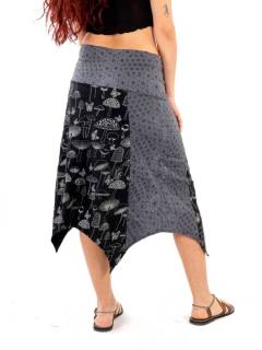 Detalle no seleccionable para compra Faldas y Minifaldas - Falda hippie bicolor con un FAEV17.