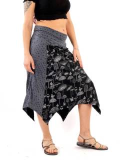 Detalle no seleccionable para compra Faldas y Minifaldas - Falda hippie bicolor con un FAEV17.
