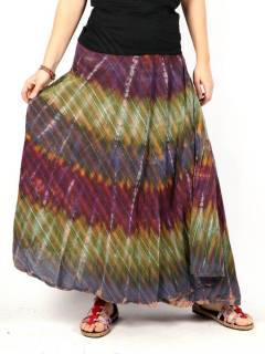 Faldas y Minifaldas - Falda hippie larga multicolor FAEV18.