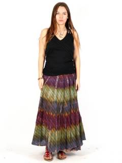 Faldas y Minifaldas - Falda hippie larga multicolor FAEV18.