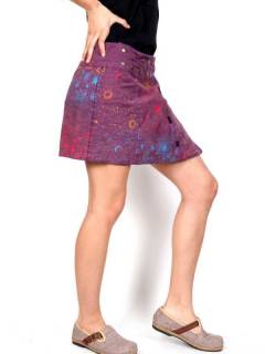 Faldas y Minifaldas - Minifalda hippie con estampado FAEV22.