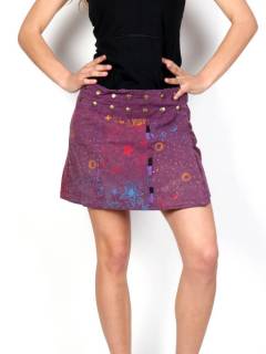 Minifalda Hippie Multi Clip, para comprar al por mayor o detalle  en la categoría de Ropa Hippie y Alternativa para Hombre | ZAS Tienda Hippie.[FAEV22]