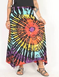  Falda Hippie larga Tie Dye Circular para comprar al por mayor o detalle  en la categoría de   [FAEV26] .