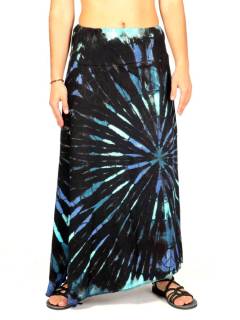 Falda Hippie larga Tie Dye Circular,  para comprar al por mayor o detalle  en la categoría de Ropa Hippie Bohemia de Mujer | ZAS. [FAEV26]