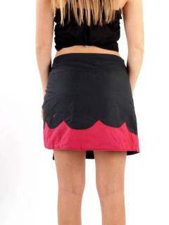 Detalle no seleccionable para compra Faldas y Minifaldas - Minifalda hippie patchwork. FAEV29.