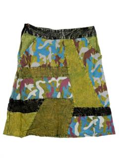 Faldas y Minifaldas - Eleva tu estilo con nuestra FAEV32 - Modelo Verde