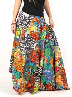 Faldas y Minifaldas - Falda Hippie larga partchwork FAHC01.