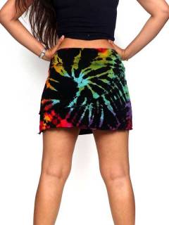 Detalle no seleccionable para compra Faldas Hippie Étnicas - Minialda hippie de rayón FAJU01.