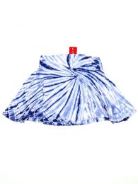 Modelo: Blanco Faldas Hippies Alternativas - Minialda hippie con vuelo FAJU02 - Modelo Blanco