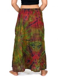 Detalle no seleccionable para compra Falda hippie de rayón detalle del producto