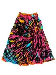 Modelo: M09 Faldas Hippie Étnicas - Falda hippie de rayón FAJU03 - Modelo M09