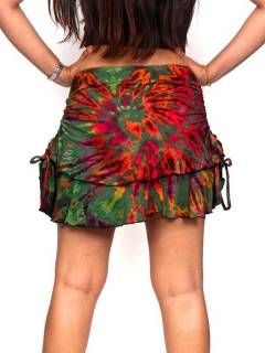 Detalle no seleccionable para compra Faldas Hippie Étnicas - Minialda hippie con vuelo, FAJU06.