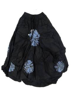 Modelo: Azul Faldas y Minifaldas - Falda de algodón ligera FAJU08 - Modelo Azul
