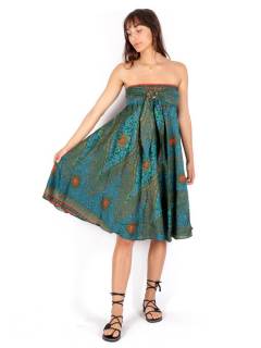 Vestido Hippie con Hebilla de Coco,  para comprar al por mayor o detalle  en la categoría de Ropa Hippie de Mujer Artesanal | ZAS. [FAPI01-V]