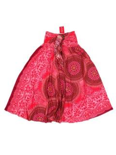 Modelo: Rojo Vestidos Hippie y Alternativos - Vestido hippie con estampados FAPI02-V - Modelo Rojo