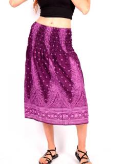 Detalle no seleccionable para compra Faldas y Minifaldas - Falda hippie amplia con estampados FAPI03.