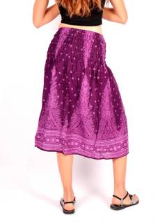 Detalle no seleccionable para compra Faldas y Minifaldas - Falda hippie amplia con estampados FAPI03.