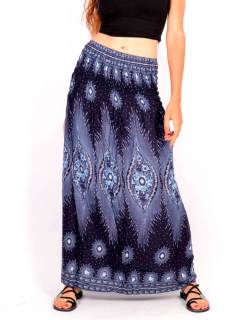 Falda Hippie larga con estampado étnico, para comprar al por mayor o detalle.[FAPI04]