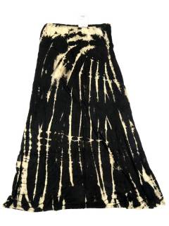 Modelo: Negro Faldas y Minifaldas - Falda hippie Larga que también FAPN03 - Modelo Negro