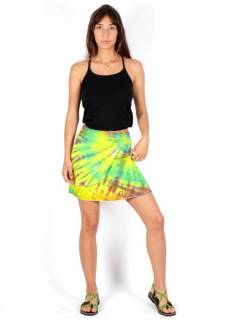 Faldas y Minifaldas - Minialda hippie de rayón FAPN05.