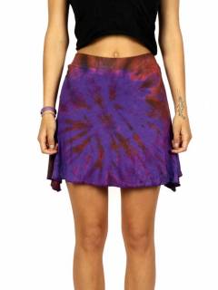 Minifalda hippie Tie Dye con vuelo,  para comprar al por mayor o detalle  en la categoría de Ropa Hippie de Mujer | ZAS. [FAPN06]