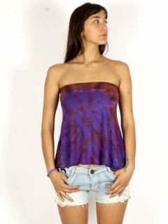Top hippie Tie Dye con vuelo, para comprar al por mayor o detalle.[FAPN06-T]