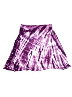 Modelo: Morado Faldas y Minifaldas - Minialda hippie con vuelo FAPN06 - Modelo Morado