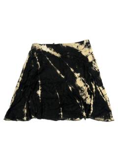 Modelo: Negro Faldas y Minifaldas - Minialda hippie con vuelo FAPN06 - Modelo Negro