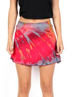 Minifalda hippie Tie Dye con vuelo,  para comprar al por mayor o detalle  en la categoría de Ropa Hippie de Mujer | ZAS Tienda Alternativa. [FAPN06]